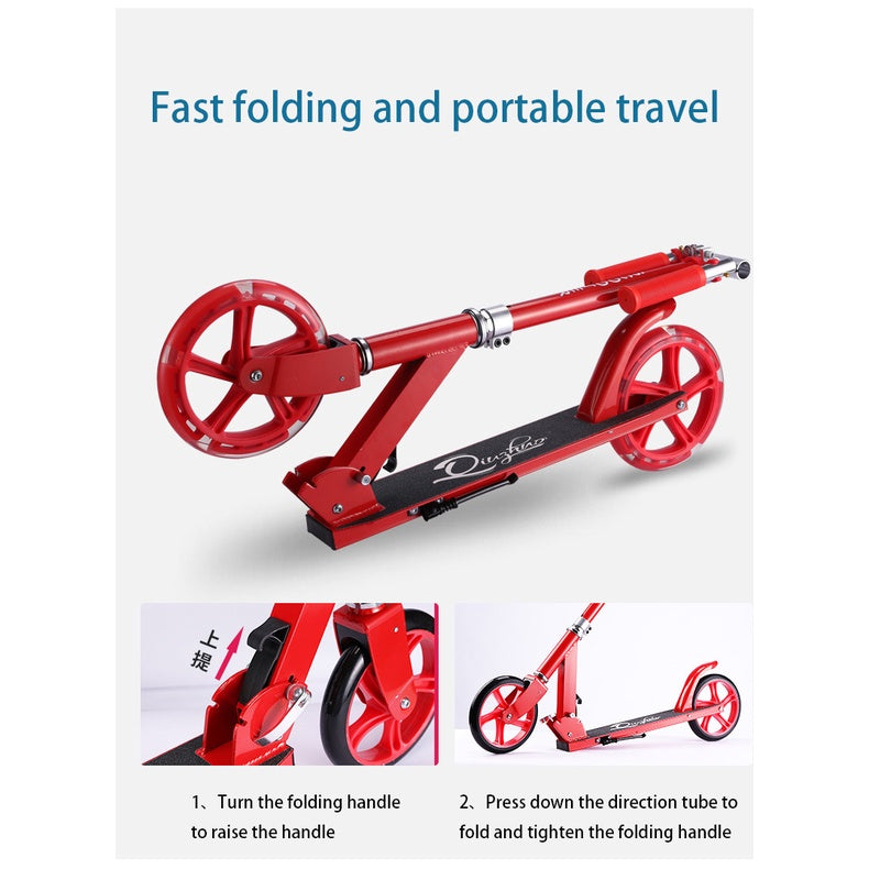 Adjustable Foldable Kick Pedal Scooter for Kids – SG Local Delivery, Perfect Birthday Present & Balance Exercise
