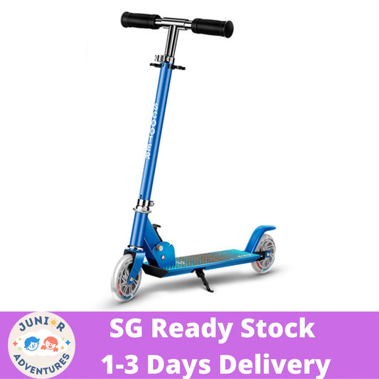 Adjustable Foldable Kick Pedal Scooter for Kids – SG Local Delivery, Perfect Birthday Present & Balance Exercise