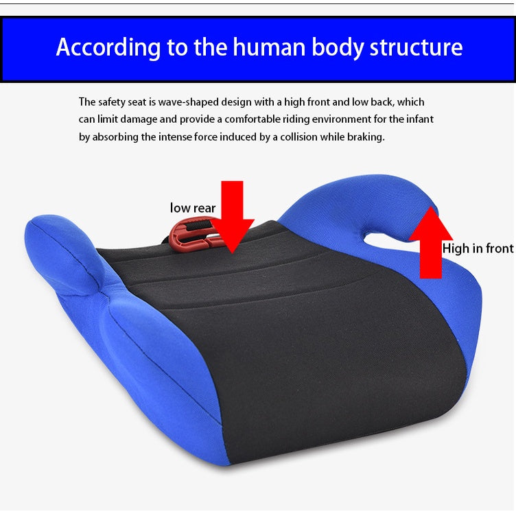 Child Safety Booster Car Seat – Backless Design with Multi-Functional Use | SG Local Delivery for Kids Travel Protection