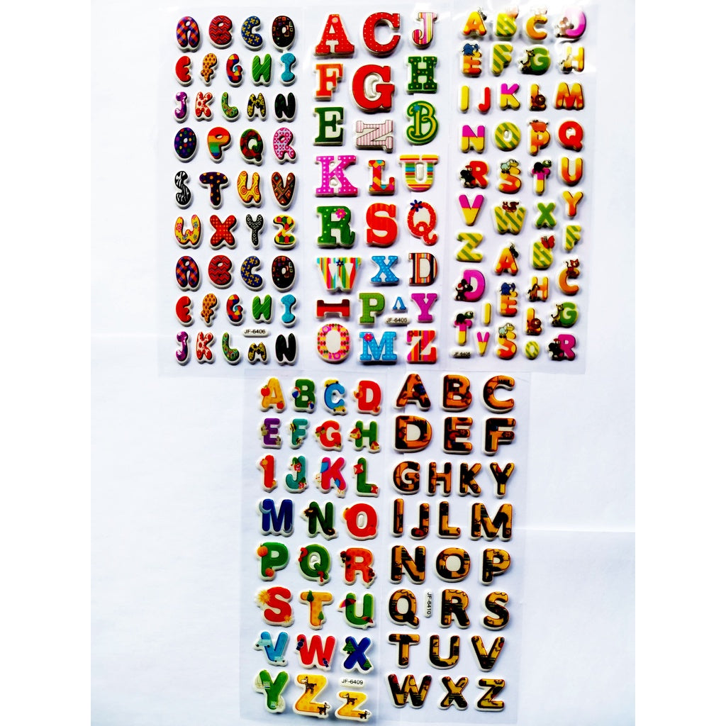 10 sheets of Animals, dinosaurs, various styles of 3D stickers, bubble stickers,children's birthday gift
