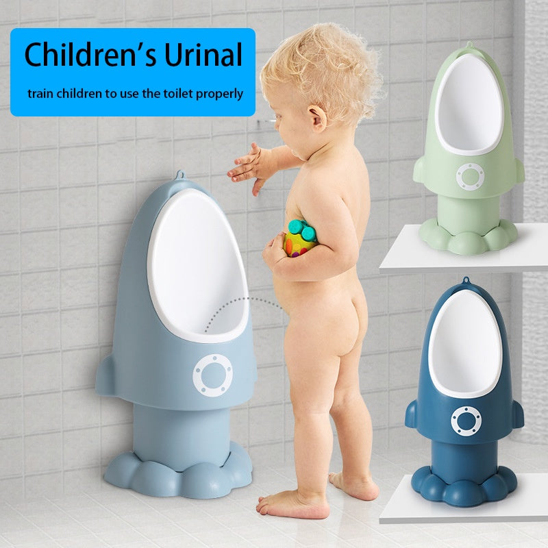 Training Urinal for Boys – Toddler Pee Trainer with Funny Target Spinner | Wall-Mounted Baby Potty for Bathroom Use