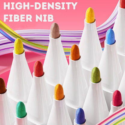 Acrylic Paint Markers Art Markers for Students Non Bleed Layering Capable 36 60 80 Colors Waterproof Quick Dry Marker Pen Set