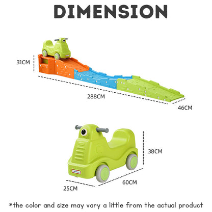 Sliding Track Toy Car for Children Three-Stage Sliding Car Baby Toy Multi functional Balance Car