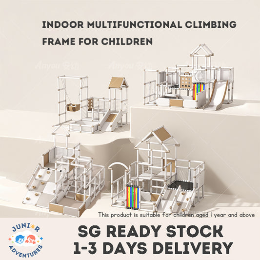 Children's Climbing Frame Home Multi-Functional Baby Slide Trampoline Fitness Exercise Equipment