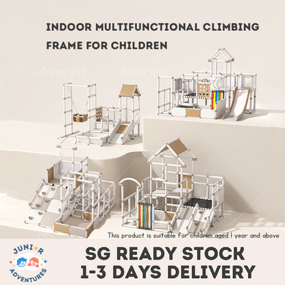 Children's Climbing Frame Home Multi-Functional Baby Slide Trampoline Fitness Exercise Equipment
