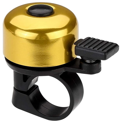 Mini Bike Loud Bell, Bicycle or Tricycle Classic Brass Bell Crisp Horn Easy Install on Bike and Scooter for Kids