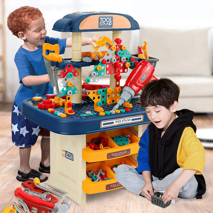 Kid's electric screw workbench pretending to work realistic screw toy suitable as gift for boys and girls