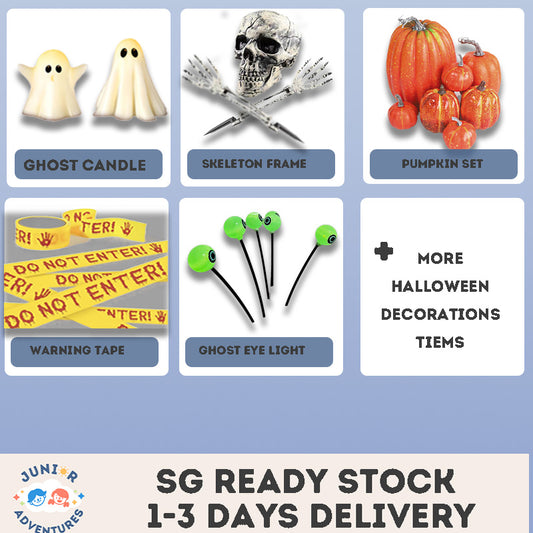 Halloween Decoration Scented Candle 6PCS Halloween Ghost Candle Party Decoration Room  Desktop Decor
