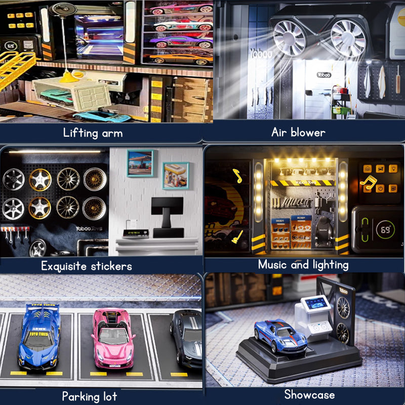 Kids Car Toy Parking Lot Toy Car Model Car Repair Toys