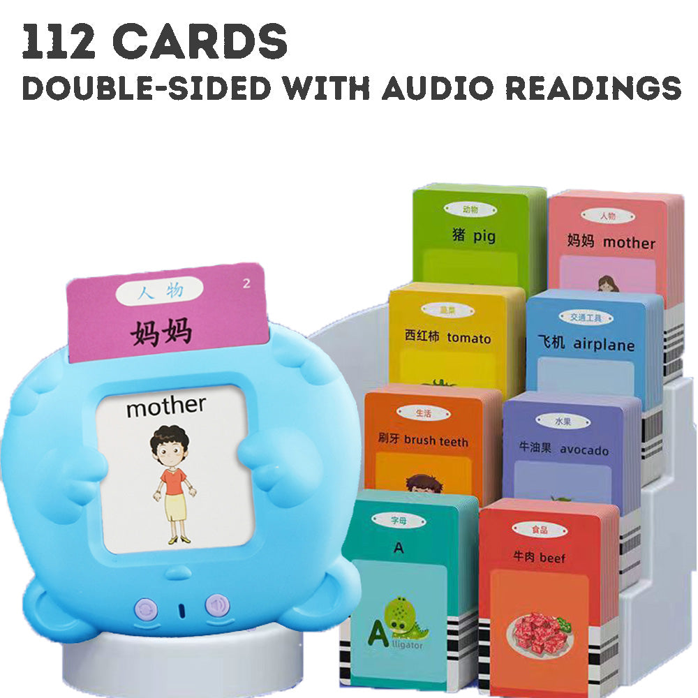 Talking Flash Cards Educational Toys - Talking Flashcards Learning Toys for Toddlers - Montessori Toys Flash Cards