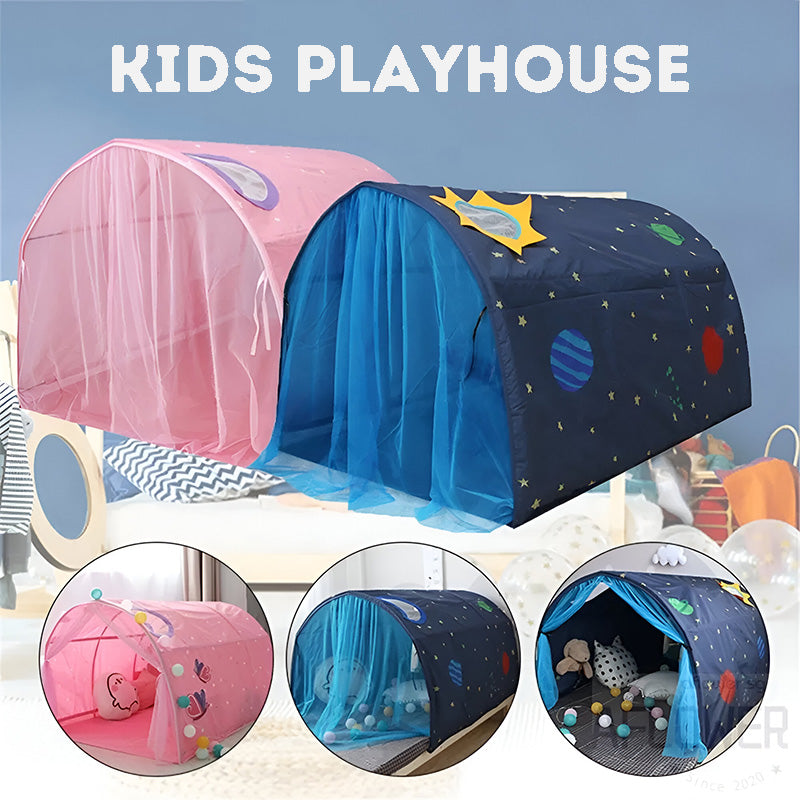 Kids Bed Tent Playhouse for Kids Play Tent Children Dream Bed Tent Fold able Indoor Tent