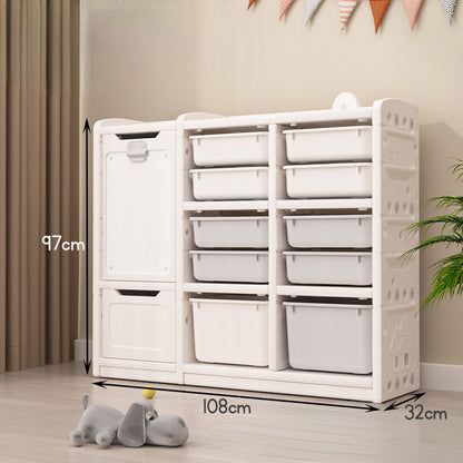 Toy Storage Toy Organizer Toy Storage Box Kids Book Shelf Children Book Shelf Kids Book Rack with White Board