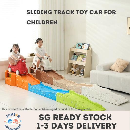 Sliding Track Toy Car for Children Three-Stage Sliding Car Baby Toy Multi functional Balance Car
