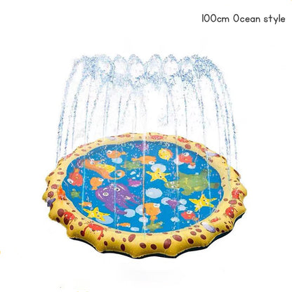 Kid's outdoor splash pad sprinkler pad spray mat summer grass water toy