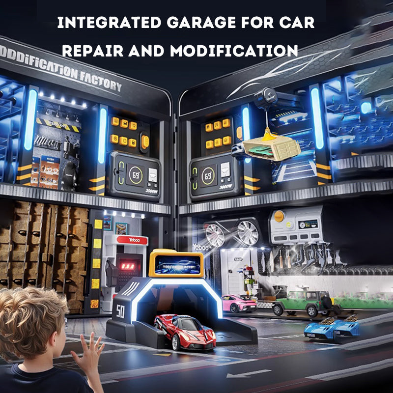 Kids Car Toy Parking Lot Toy Car Model Car Repair Toys
