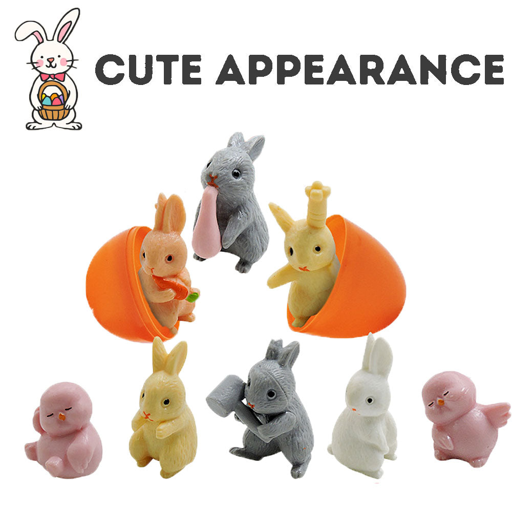 Easter Eggs Children's Bucket Blind Box Cartoon Rabbit Creative Colorful Capsule Toys