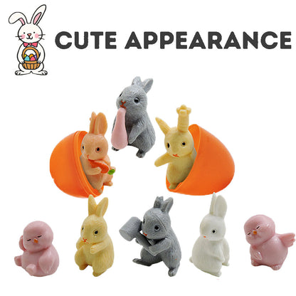 Easter Eggs Children's Bucket Blind Box Cartoon Rabbit Creative Colorful Capsule Toys