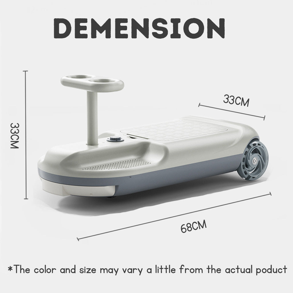 Children's Electric Twist Car Anti-Rollover Baby Kart Multi-function Mopping Car Kids Electric ride on With Safety Mark Charger