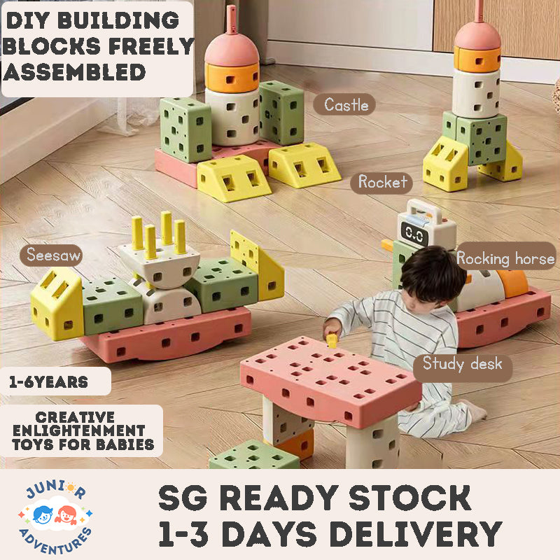 Educational building blocks Building block assembly car Birthday gift for boys and girls aged 1-6