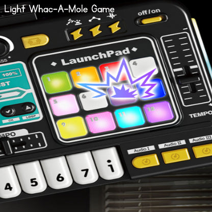 Kid's  Bluetooth DJ Mixer Toy Electronic Keyboard Toy Playing Musical Instrument Microphone Music Toy Instrument Toy