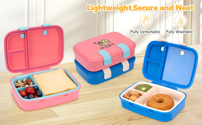Kids Detachable Lunch  Box Lightweight Bento Box Picnic Box