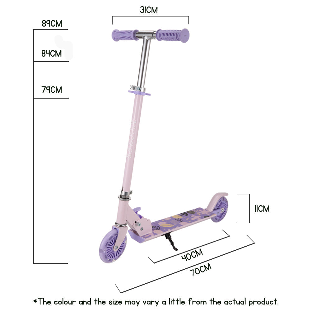 SG Local Delivery Adjustable and Foldable Kick Pedal Scooter The Best Birthday Present Exercise Children's Balance