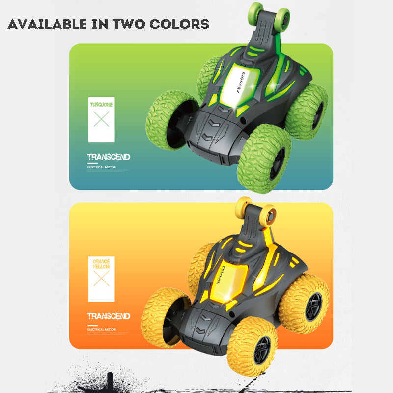 Rechargeable RC Car Stunt Toy for Kids 360° Rotation Flip and Roll Remote Control Car