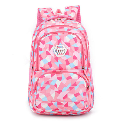 Pink Multi-functional Rolling Backpack with Large Capacity, Easy Detachment, a Must-have for Students and Travelers