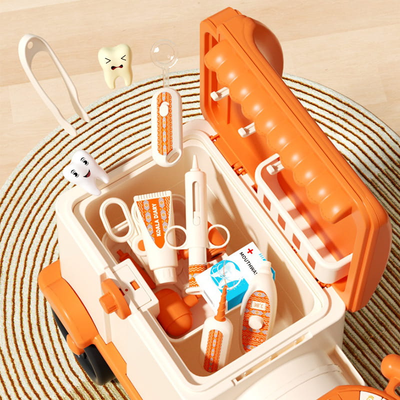 Kids ride on train toy colorful multifunctional storage train simulation kitchen with music