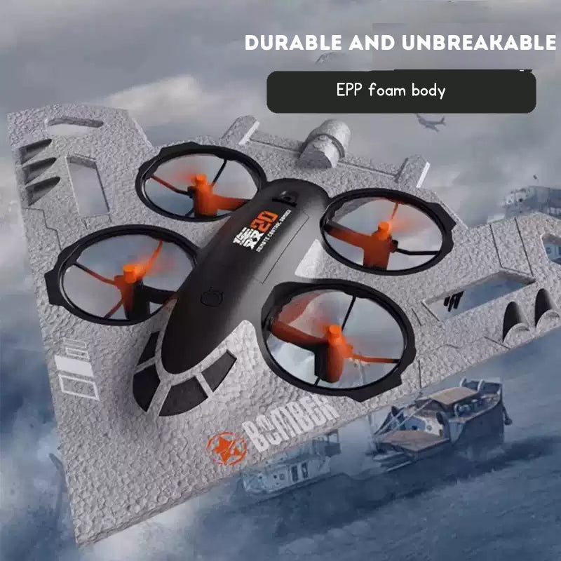 Kids RC Drone Three In One Airplanes Flying Toy Remote Control Quad Copter Drone Plane