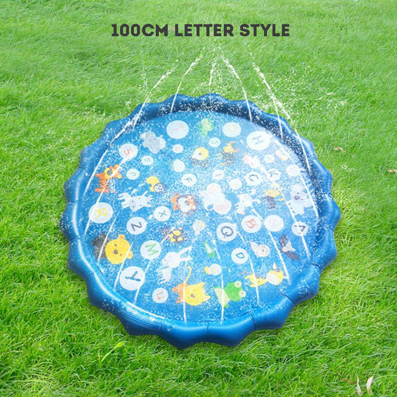 Kid's outdoor splash pad sprinkler pad spray mat summer grass water toy