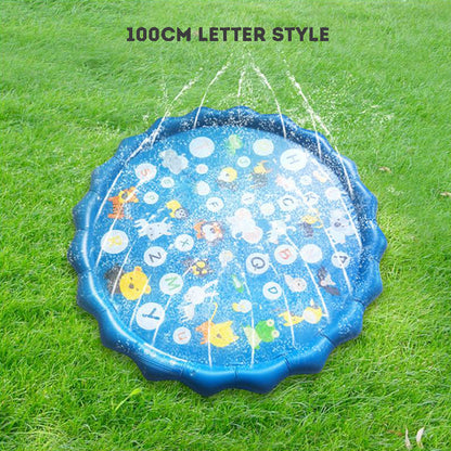 Kid's outdoor splash pad sprinkler pad spray mat summer grass water toy