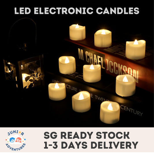 Smokeless LED Atmosphere Electronic Candle Lights for Halloween, Christmas, Proposing, Confessing, Wedding, and Other Festive Occasions