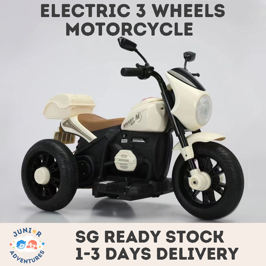 Multifunctional Electric Tricycle Motorcycle for Kids with Lights, Early Learning, and the ability to move forward and backward