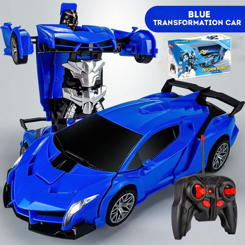 Cool Transformation remote control car with opening and closing is a great gift for children.