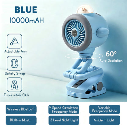 Baby Stroller Fan Portable Clip Fan Office Table Fan USB clip fan MIni Office Table Fan