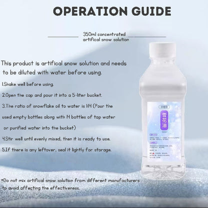 Special Snow Oil For Large-scale Stage Snow Machines Artificial Snow-making Stock Solution Snow Spray Machine Snow Oil