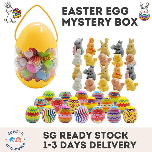 Easter Eggs Children's Bucket Blind Box Cartoon Rabbit Creative Colorful Capsule Toys