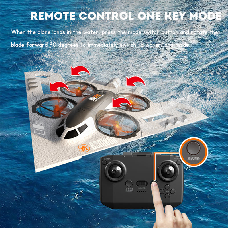 Kids RC Drone Three In One Airplanes Flying Toy Remote Control Quad Copter Drone Plane