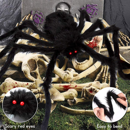 Halloween Decoration 5M Halloween Spider We+/- 1.5M Giant Spider cobweb Outdoor Indoor Home Party Decoration