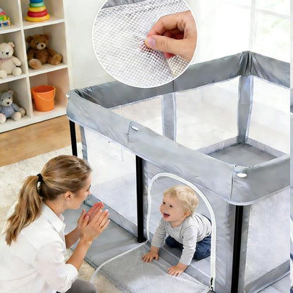 Baby Foldable No Assembly Playpen Travel Portable Fence Safe Play Yard Home Playground