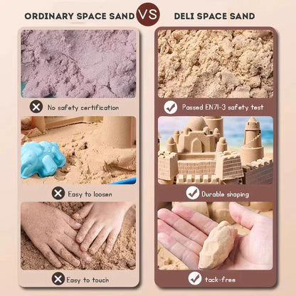 Children's Space Sand Toy Set Toy Kinetic Play Space Magic Sand for Kids