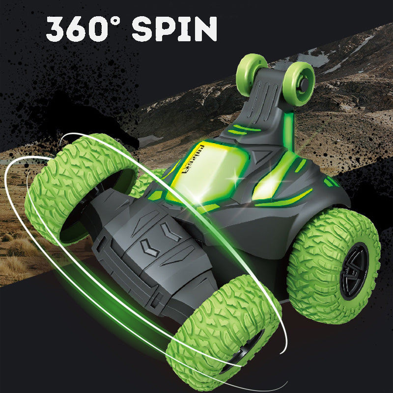 Rechargeable RC Car Stunt Toy for Kids 360° Rotation Flip and Roll Remote Control Car
