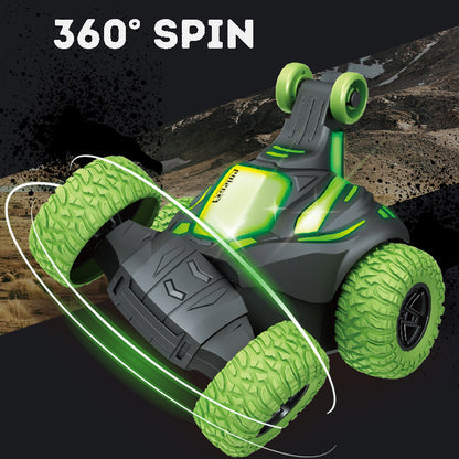 Rechargeable RC Car Stunt Toy for Kids 360° Rotation Flip and Roll Remote Control Car