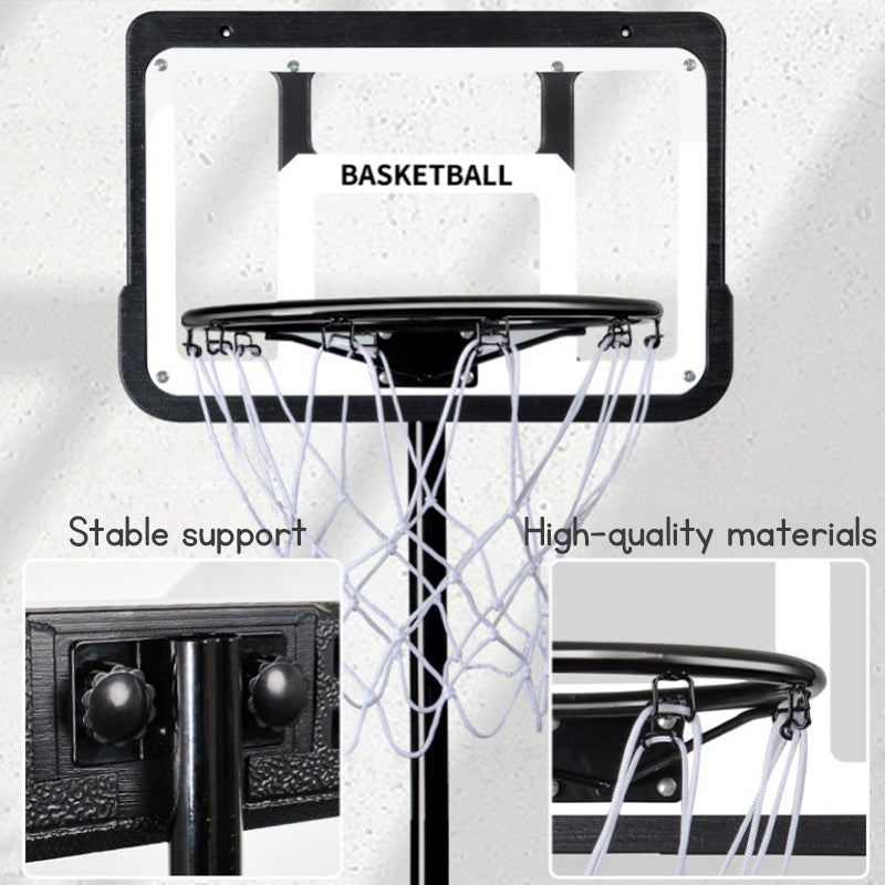 Kids Basketball Stand Basketball Hoop Indoor Outdoor 130-270cm Adjustable Basketball Toy