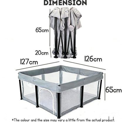 Baby Foldable No Assembly Playpen Travel Portable Fence Safe Play Yard Home Playground