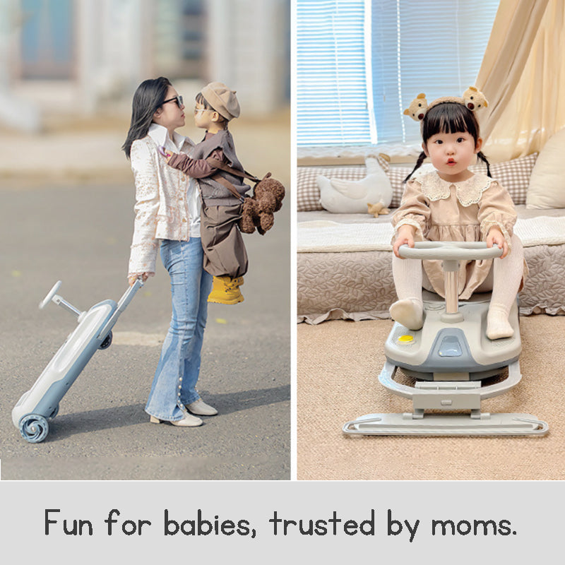 Children's Electric Twist Car Anti-Rollover Baby Kart Multi-function Mopping Car Kids Electric ride on