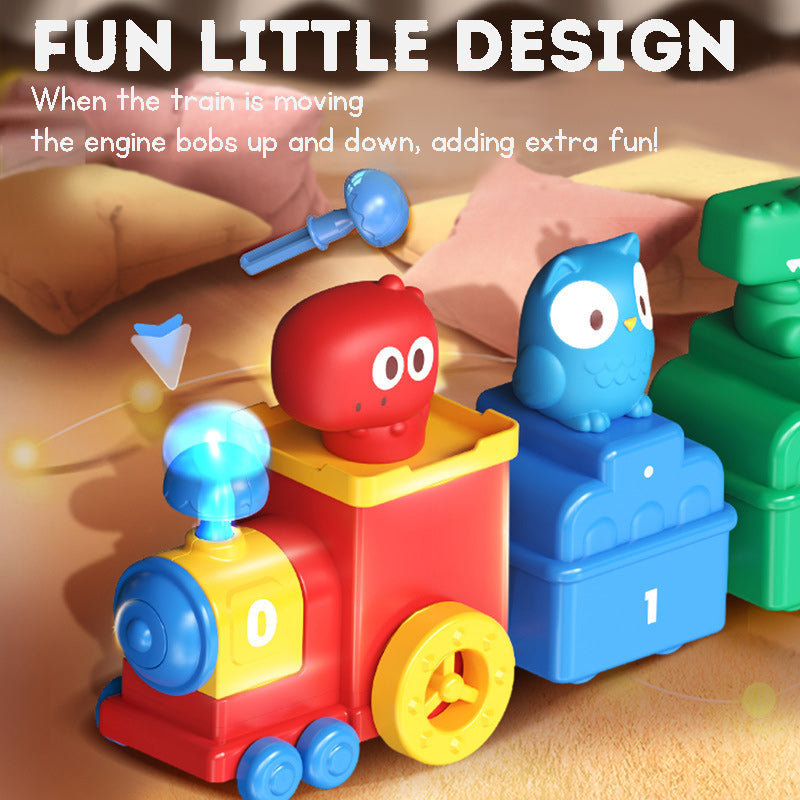 Montessori Educational Early Learning Digital Color Cognition Fun Play Toy Train