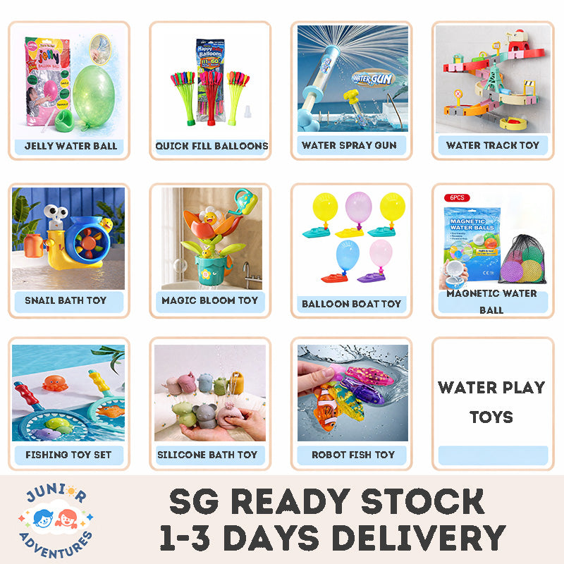 Summer Kids Water Toys Set Bath Pool Balloon Water Gun Fish Toy Bath Toy