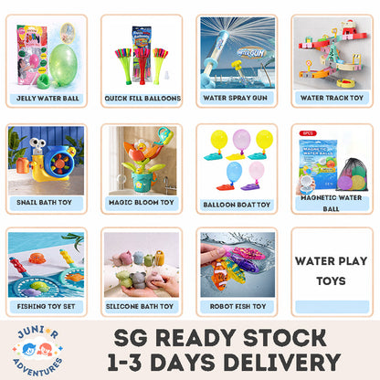 Summer Kids Water Toys Set Bath Pool Balloon Water Gun Fish Toy Bath Toy